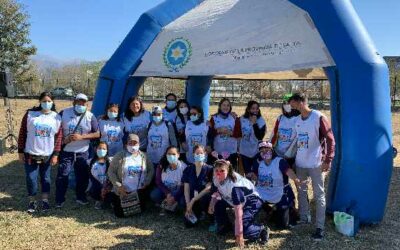 Solidaridad en el parque Bicentenario a beneficio de los niños y niñas del hospital