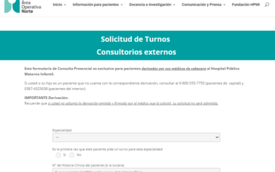 El HPMI habilita portal en línea para solicitud de turnos