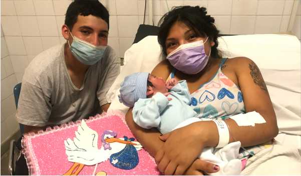 Tomas Benjamín es el primer bebé del HPMI del 2022