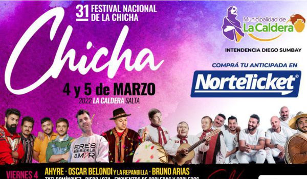 Festival de la Chicha 4, 5 y 6 de marzo
