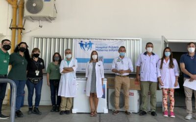 La Fundación del HPMI recibió un freezer y dos equipos de aire acondicionado donados por Changomas