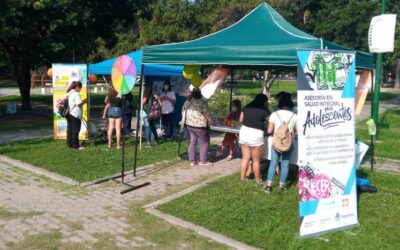 Feria de Salud Adolescente en el Parque San Martín