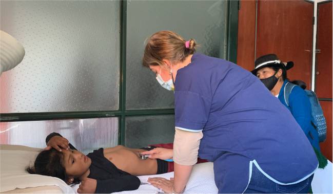 Especialistas del Materno Infantil asistieron pacientes de Nazareno