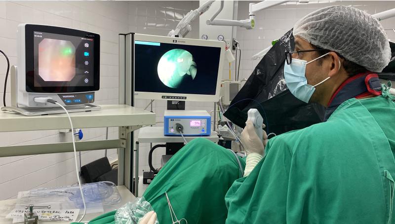 El HPMI incorporó láser de última tecnología para el servicio de urología