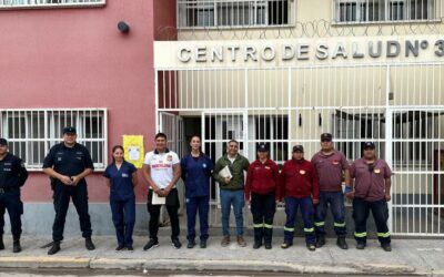 Equipo de salud lideró satisfactoriamente un simulacro de evacuación ante incendio