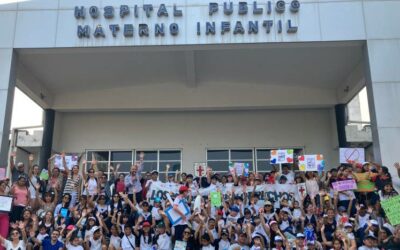 La Fundación del HPMI recibió donaciones de estudiantes del Colegio Santo Tomás de Aquino