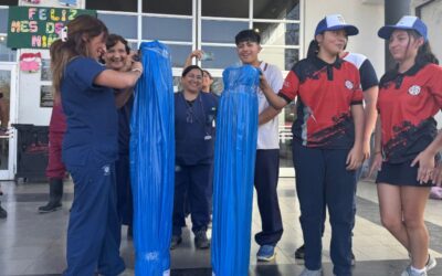 Recibimos más de 200 metros de tela para sábanas del Colegio Santo Tomás de Aquino