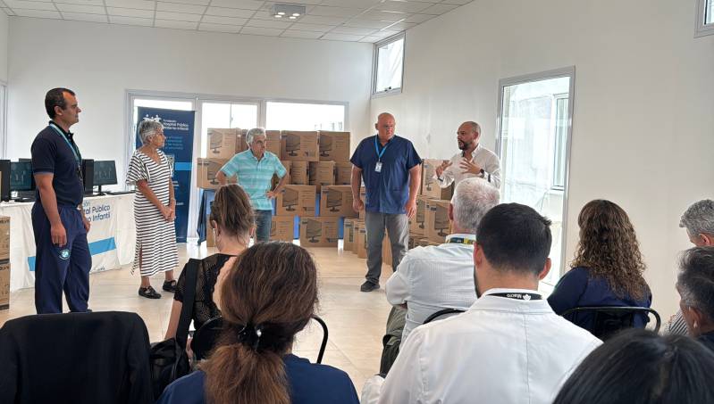 La Fundación HPMI entregó 52 computadoras destinadas a consultorios externos