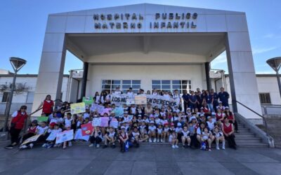 Por cuarto año consecutivo, el HPMI recibió una donación del Colegio Santo Tomás de Aquino